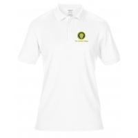 polo shirt (white) - embroidered