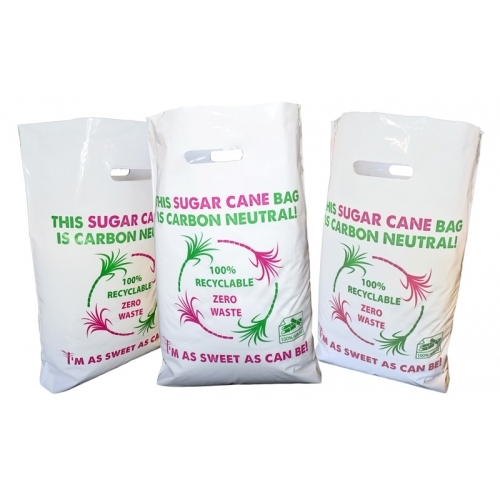 Sugar Cane Carrier Bags 12 x 18 inches