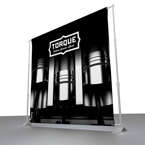 Torque banner display system (2.4m x 2.4m)